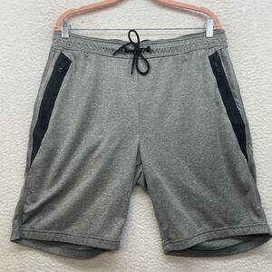 American Eagle Flex Shorts Mens Large Zip Pocket Athletic Drawstring Polyester